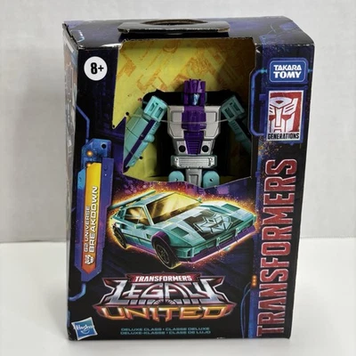 Transformers Legacy United G2 Breakdown Deluxe Class Figure Hasbro 2025 Sealed - Image 1 of 4