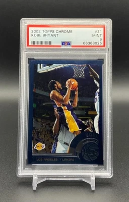 科比·布莱恩特 - 2002-03 Topps Chrome #21 湖人队 - PSA 9 完好 — 第 1/2 张图片