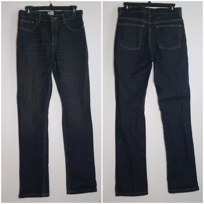 Pantalones de mezclilla Canyon River azules para niños talla 16 R ajustados azul oscuro rectos 30/29 elásticos Foto 1 de 4
