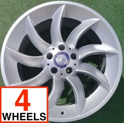 4 PERFECT Factory Mercedes Benz McLaren SLR Wheels Genuine Original OEM AMG Set - Image 1 of 4