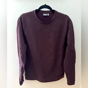 Sudadera informal cuello redondo manga larga granate borgoña talla M de ASOS para hombre - Imagen 1 de 5