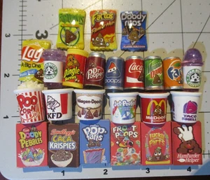 JUNK FOOD DOODY MINIS Series 1 SET of 24 lot supermarket vending U - Picture 1 of 5