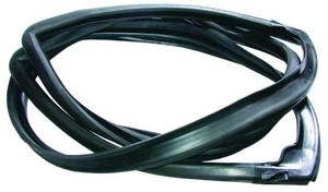 Sello de junta de vidrio trasero Wndw con tira de bloqueo negra 55-66 camión Chevy GMC grande Rr Wndw - Imagen 1 de 1