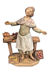 Fontanini Sammlung Zofia die Frucht Kaufmann Krippe 5" Karte und Box - Bild 1 von 3