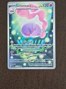 Pokemon Karte Somnivora! 117/086 Schwarze Blitze! Deutsch! Near Mint! - Bild 1 von 2