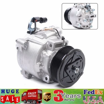 For 2008-2009 Mitsubishi Outlander 3.0L AC A/C Compressor with Clutch Assembly - Image 1 of 4