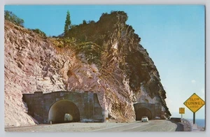Postal de Mike Roberts Cave Rock Lake Tahoe Twin Tunnels US Hwy 50 Sierra Nevada - Imagen 1 de 2