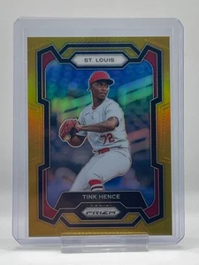 Tink Hence 2024 Panini Prizm Gold Prizm #97 SN #/10 St. Louis Cardinals - Picture 1 of 2