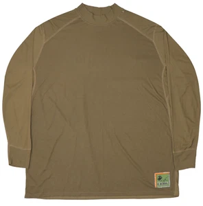 NUEVO - USMC Coyote Marrón RANA Peso Seda Marine Corp Camisa Manga Larga Capa Base - Imagen 1 de 2