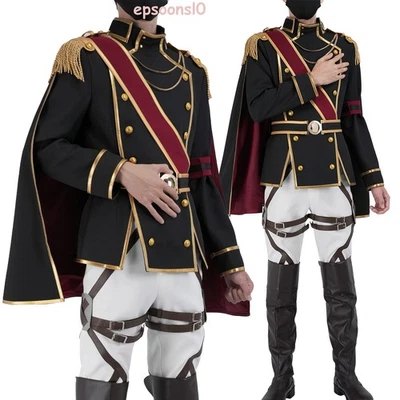 Attack on Titan Levi Ackerman Cosplay Brave Order Ver. Disfraz uniforme Halloween Foto 1 de 4