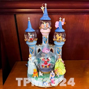2025 Disney Sorcerer Mickey Mouse Fantasyland Castle Light-Up & Sound Schneekugel - Bild 1 von 2