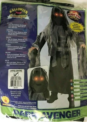 Disfraz de Halloween Vengador Oscuro Niños Grande Horror Fantasma Terror Traje de Juegos con disfraces NUEVO  Foto 1 de 4