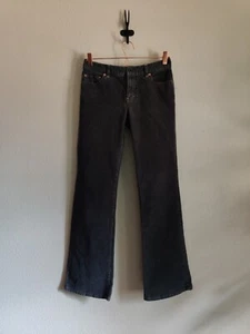 Vintage Ralph Lauren Low Rise Bootcut Pant Womens 6 Grey Corduroy Polo Jeans Y2K - Picture 1 of 17