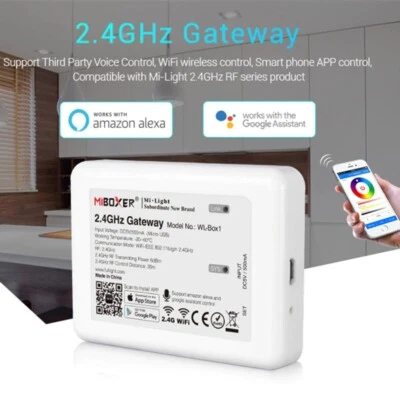MiBoxer WIFI Controller Smartphone WLAN APP IOS LED Streifen Strip WL-Box1 2.4G - Bild 1 von 4