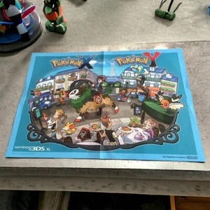 Pokemon Wall Art Poster Print Vintage GO XY - Picture 1 of 6