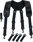 MELOTOUGH Tactical Suspenders Duty Belt Harness Padded Adjustable Tool Belt Susp