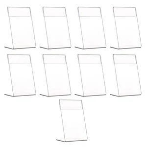 9Pcs Table Menu Display Holder acrylic table display document stand Acrylic - Picture 1 of 12