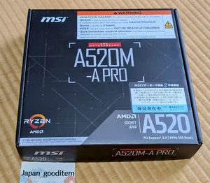 Carte mère MSI A520M-A PRO AM4 AMD A520 USB3.2 Gen1 Micro-ATX Neuve - Photo 1/13