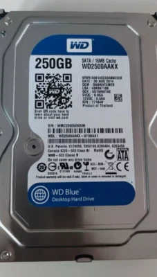 Neu Western Digital WD2500AAKX Blue 250GB Festplatte 3,5 Zoll 7200 16mb SATA III - Bild 1 von 4