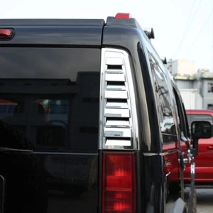 2x For Hummer H2 2003-2009 Tail Light Rear Lamp Vent Trim Bezel Cover Trim - Picture 1 of 10