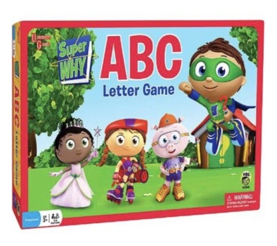 Super WHY ABC Letter Game PBS Kids University Games Educational Home School New - Image 1 of 3