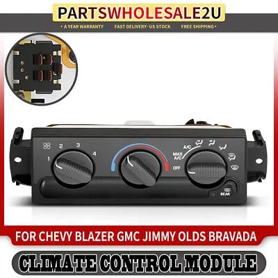 Módulo de control de climatización para Chevy Blazer GMC Jimmy Oldsmobile Bravada con desempañador Foto 1 de 4