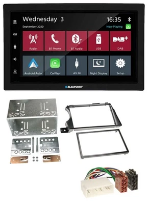 Blaupunkt 2DIN MP3 USB Bluetooth DAB Autoradio für SSangYong Actyon Kyron 2006-2 - Bild 1 von 4