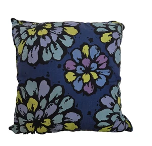 Vintage Vera Bradley Indigo Pop Toss Pillow - Picture 1 of 7