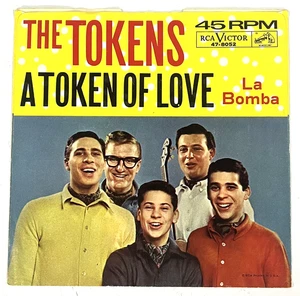 The Tokens ~La Bomba / A Token Of Love~ Orig. 45 rpm Single w/Pic. Sleeve VG - Picture 1 of 4