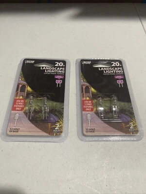 Feit Electric Landscape Light Bulb, 20 Watt-12 Volt, G4 Base, Pack of 4 Bulbs - Image 1 of 4