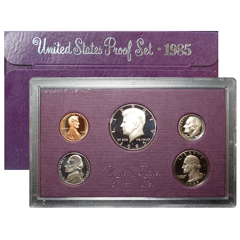 1985-S U.S. Clad Proof Set Cover