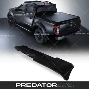 GLOSS BLACK REAR CAB ROOF SPOILER WING LIP FOR NISSAN NAVARA D23 NP300 2015-2021 - Afbeelding 1 van 12
