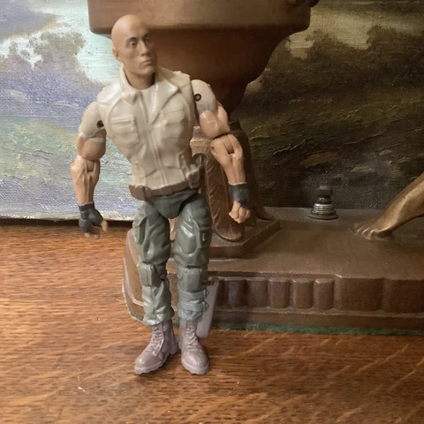 The Rock Dwayne Johnson Lanard 2017 4.5" Action Figure Loose Jumanji Movie Cover