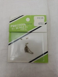 Precision Scale HO #48206 Hooks (4) with 4" Small Chain NOS  - Picture 1 of 4