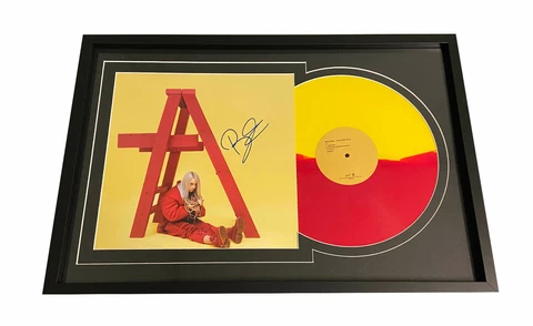BILLIE EILISH SIGNED FRAMED DON'T SMILE AT ME VINYL LP AUTO BECKETT BAS Cover