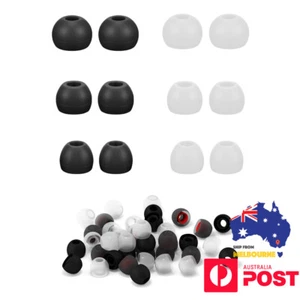 6 x Universal Earphones S M L Replacement Silicone Earbuds Ear Bud Tips Covers - Picture 1 of 9