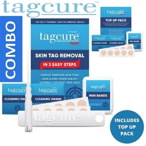 Tagcure Skin Tags Remover Permanent Safe Device Painless Easy Safe & Top Up Pack - Picture 1 of 11