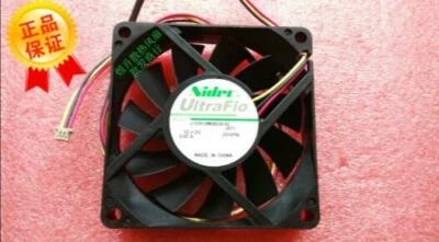 Nidec 70*70*15 U70R12MS6CB-52 DC12V 0.07A 3 wire 7CM cooling fan - Image 1 of 2