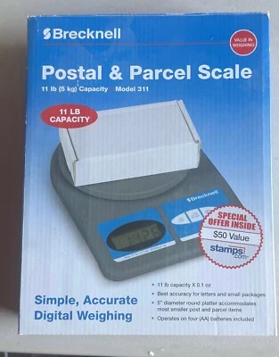 Brecknell Model 311 / 11 Lb. Postal/shipping Scale, Round Platform, 6" Dia 311 - Image 1 of 4