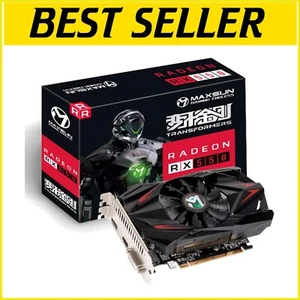 AMD Radeon RX 550 4GB GDDR5 Graphics Card with HDMI & DisplayPort - 1080p Gaming - Picture 1 of 11