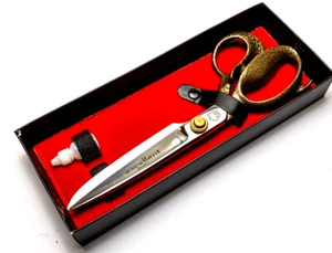 PRO SCISSORS 10" HEAVY DUTY UPHOLSTERY SHEAR TAILOR SCISSORS Top Quality - Picture 1 of 2