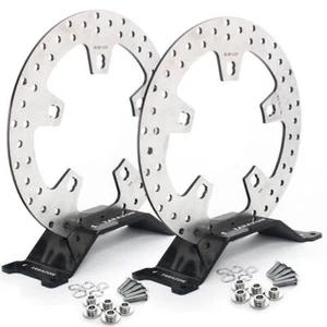 Enforcer 11.8" Front Brake Rotors & Bolts for Harley Impeller Touring FLH 09-23 - Picture 1 of 11