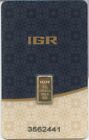 IGR 1/2g Fine Gold 999 Bar Assay Certificate-KR32
