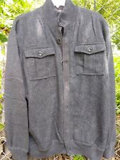 Men's Pea Coat sz XL Mexx Wool Blends Spring Coat Charcoal Gray Jacket  pockets