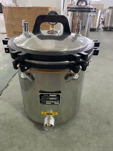 18L Dental Autoclave Stainless Steel Pressure Steam Sterilizer Cabine YX-18LM CE - Picture 1 of 7