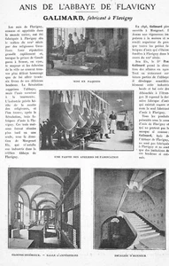 FLAVIGNY (21) ANIS DE L' ABBAYE / DIJON (21) PAIN D' EPICES AUGER ADP 1923 - Foto 1 di 2