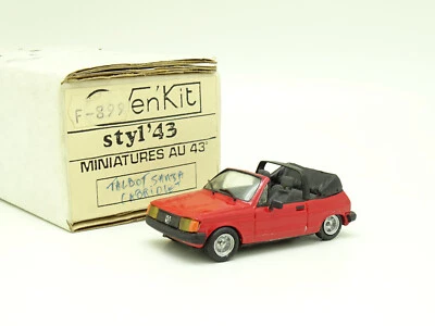 Ceven' Resin Kit 1/43 - Talbot Samba Convertible Red - Image 1 of 2