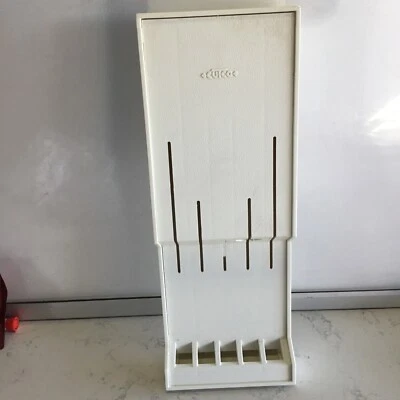 CUTCO Soporte para Horquilla para Cuchillo 5 Ranuras #1742 Bandeja de Plástico Cajón Montaje en Pared Gris EE. UU. Foto 1 de 4