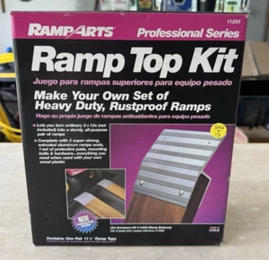 EUC 11-1/4" Ramparts 11251 Aluminum Ramp Top Kit Professional Series - Imagen 1 de 8