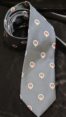 Corbata Ingles Buchan de Colección, Escocia, Poliéster Terileno Azul Torre de Londres  Foto 1 de 4
